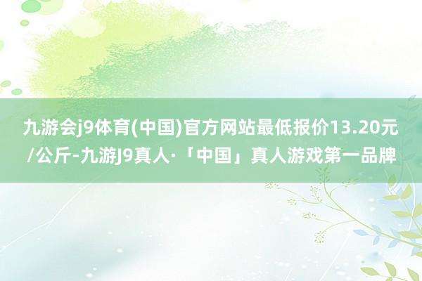 九游会j9体育(中国)官方网站最低报价13.20元/公斤-九游J9真人·「中国」真人游戏第一品牌